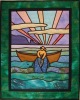 Stained glass quilts